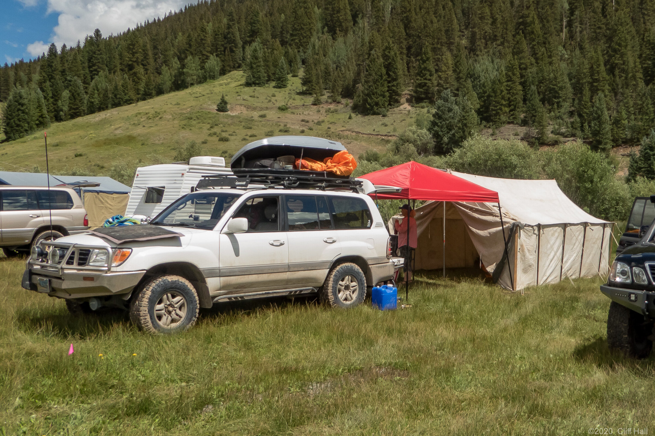 Vince and Wendy's camp. Thats one big tent