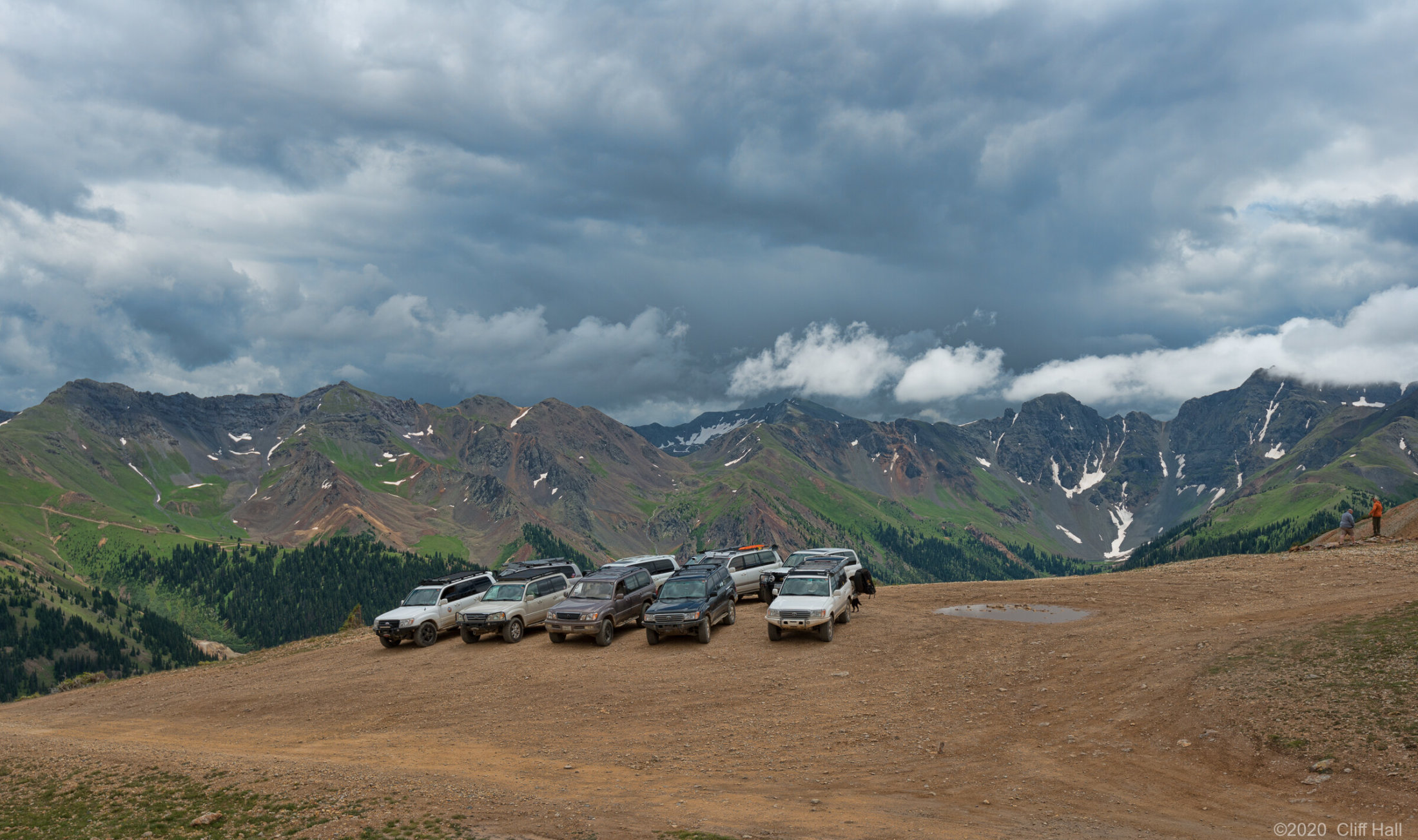 Group at Corkscrew Pass