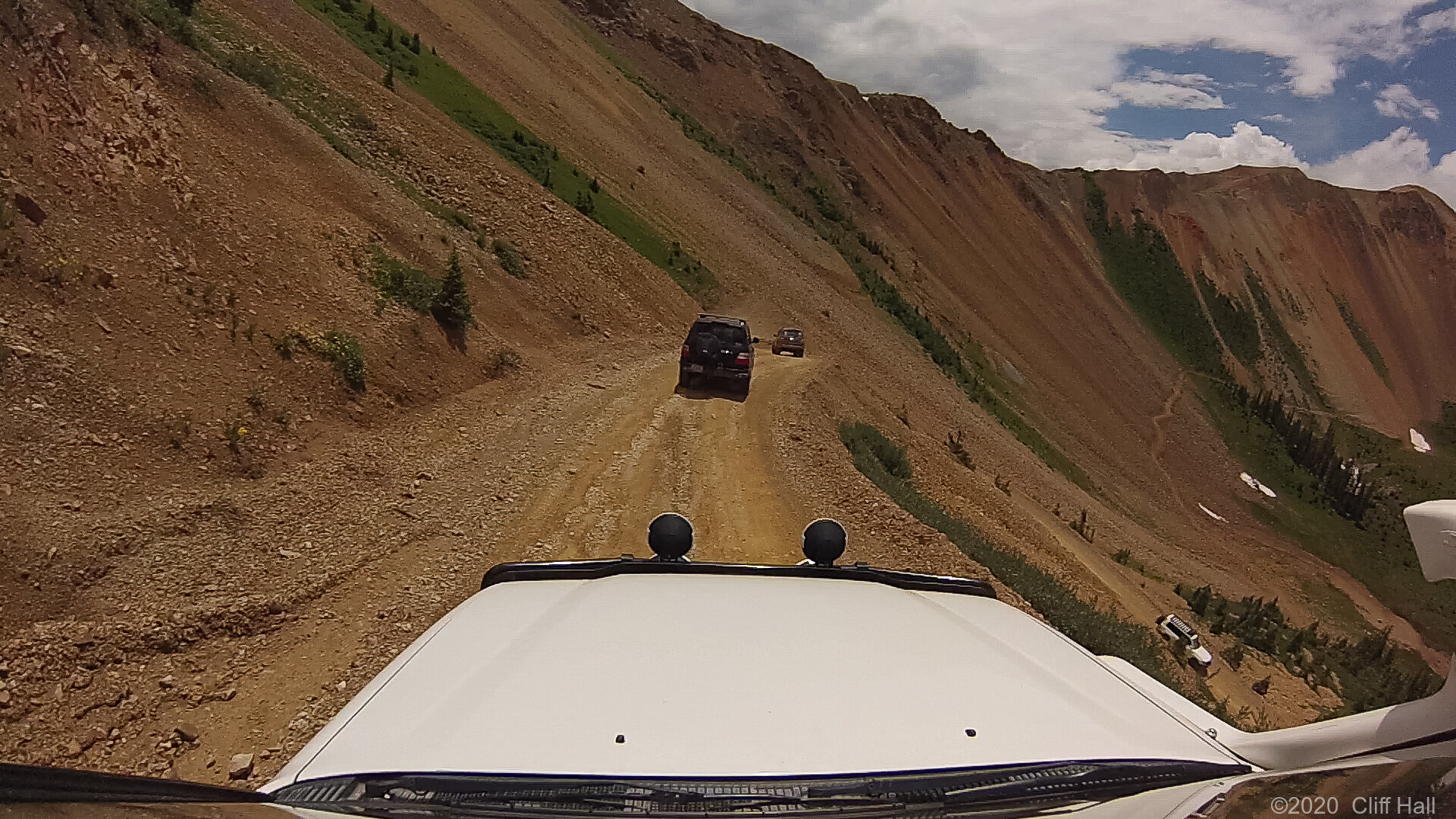 Coming up on second switchback