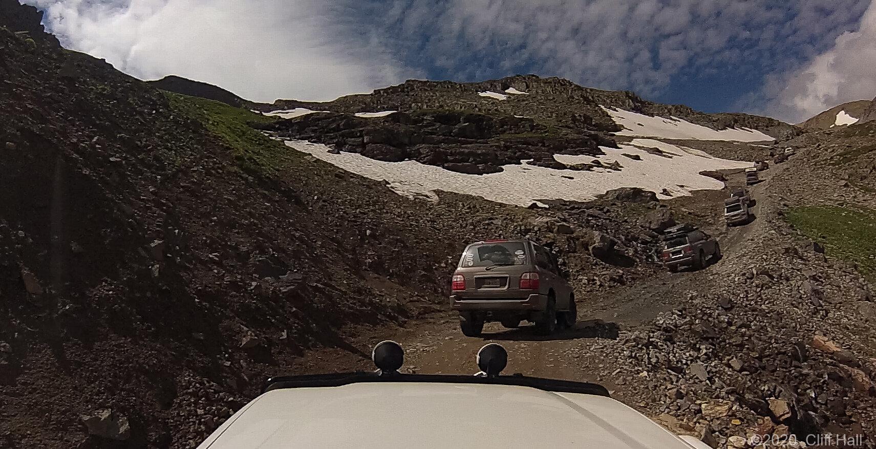 Heading up to the Pass