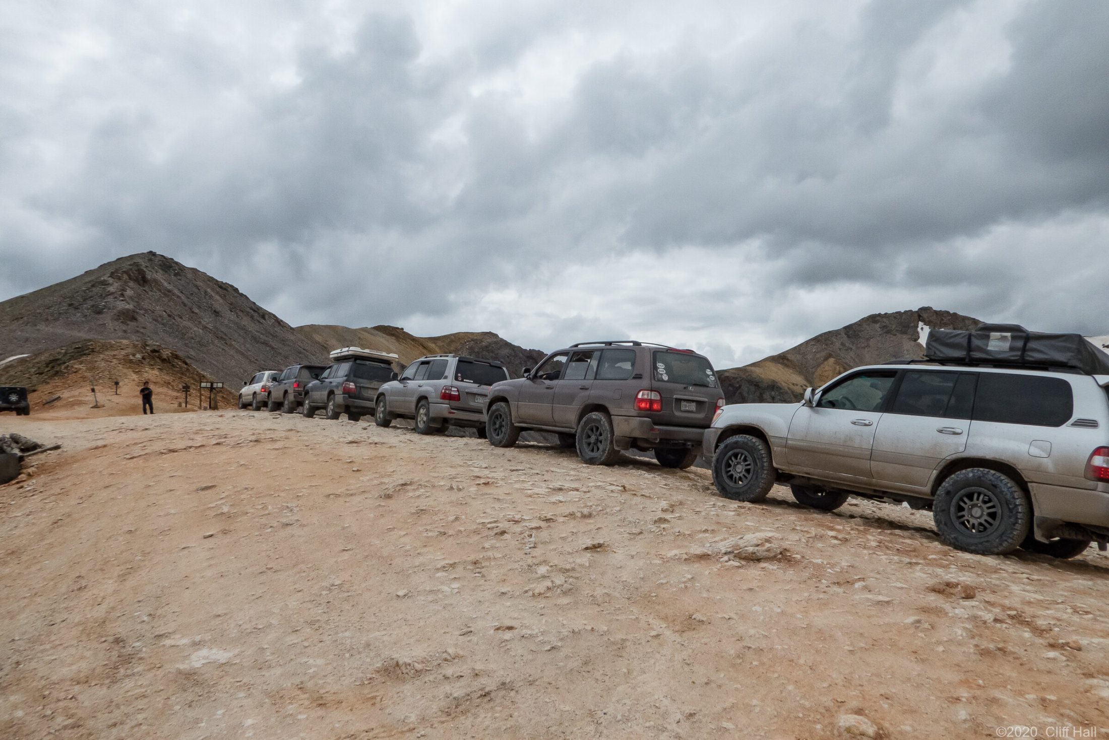 The group at Imogene Pass 13,114 feet