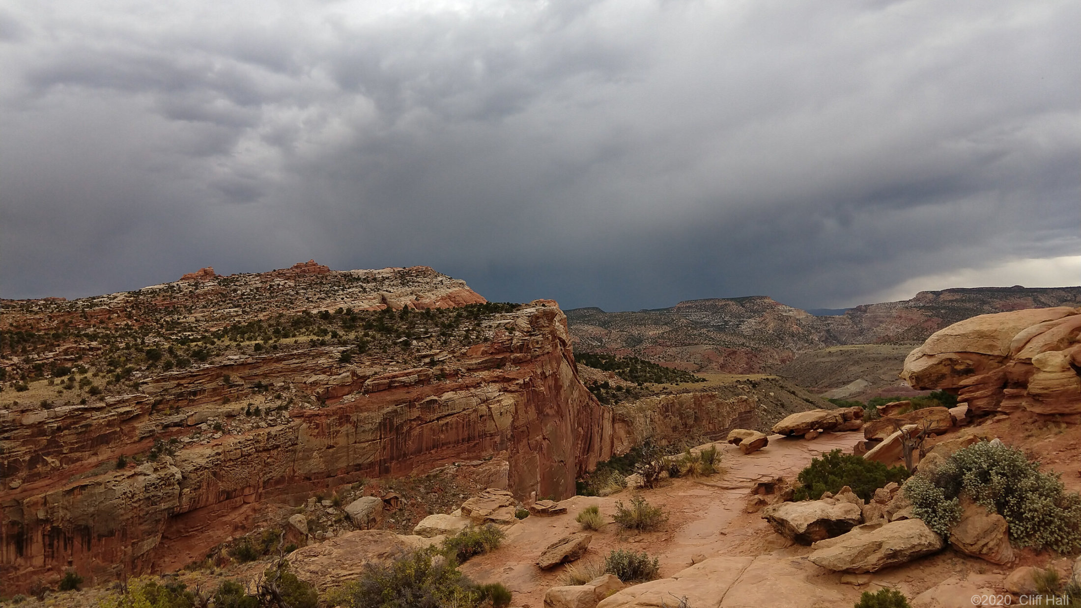 View from Hickman Bridge overlook
