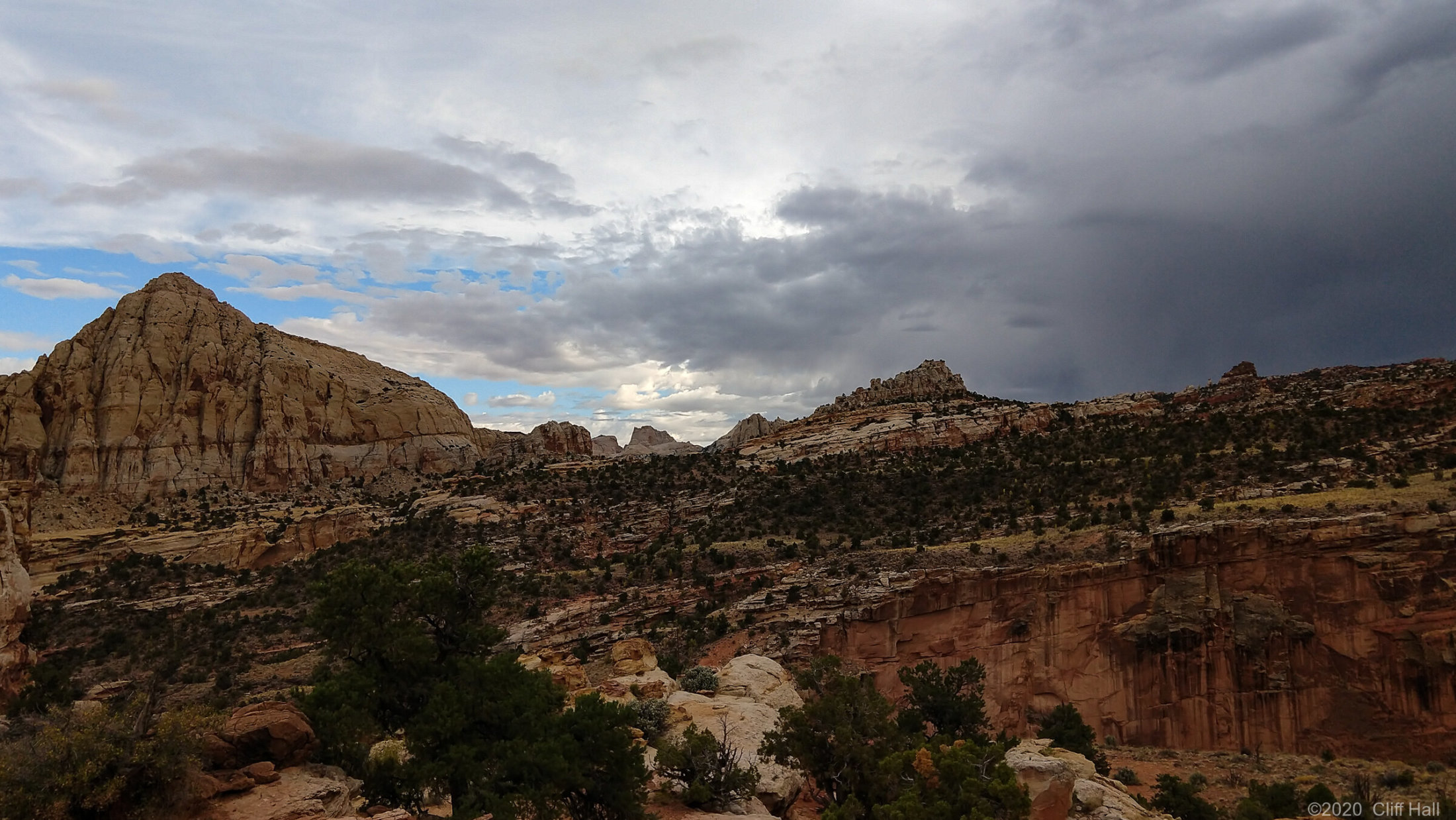 View from Hickman Bridge overlook