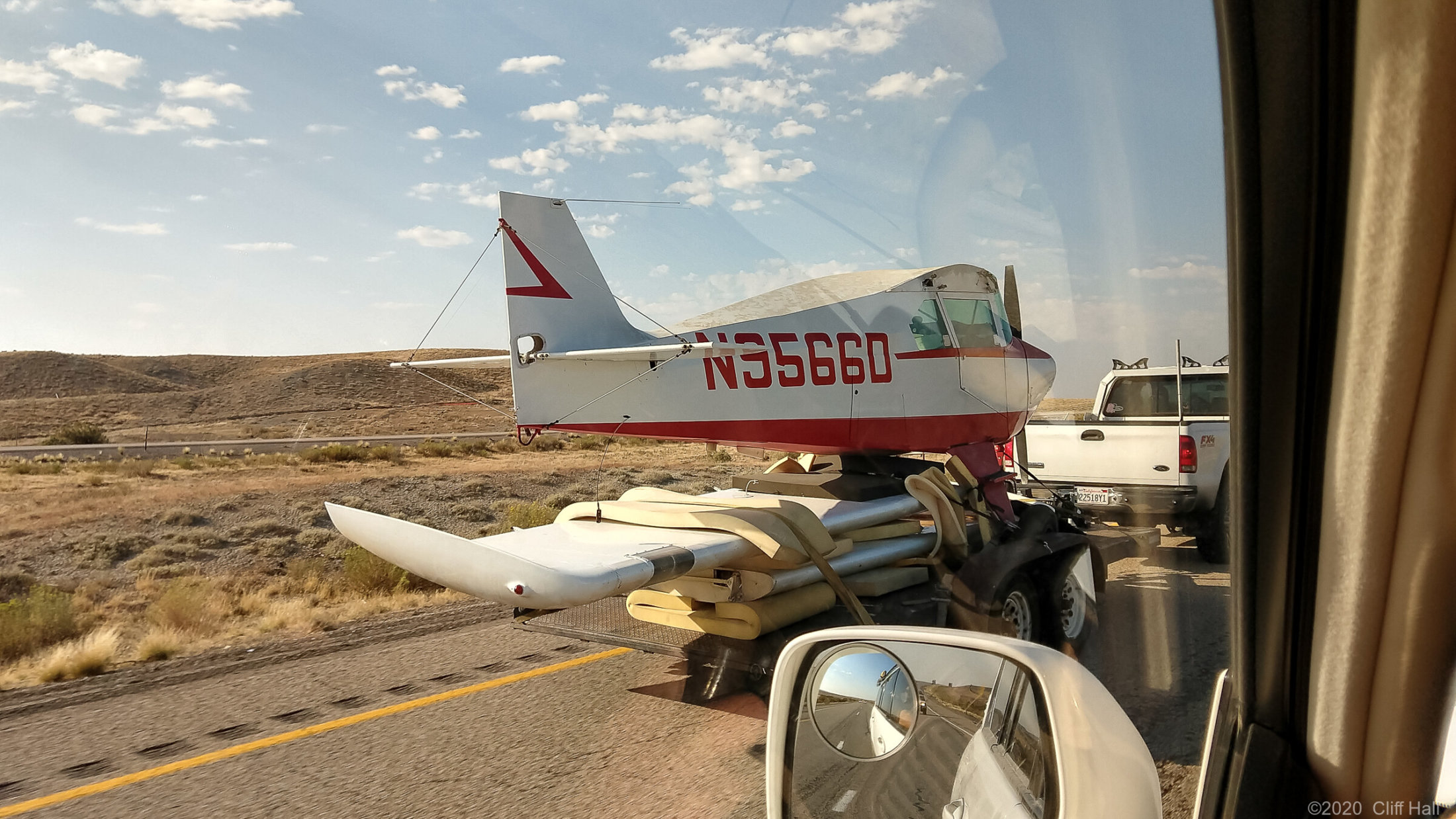 I have just been passed by a plane on I-70