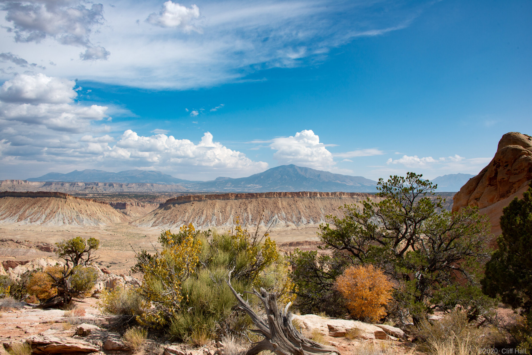 Clouds over the Henry Mountains